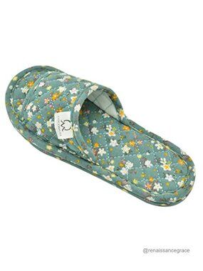 Ultralight Open Toe Cotton Linen Slippers Absorb Sweat Cloth Bottom House